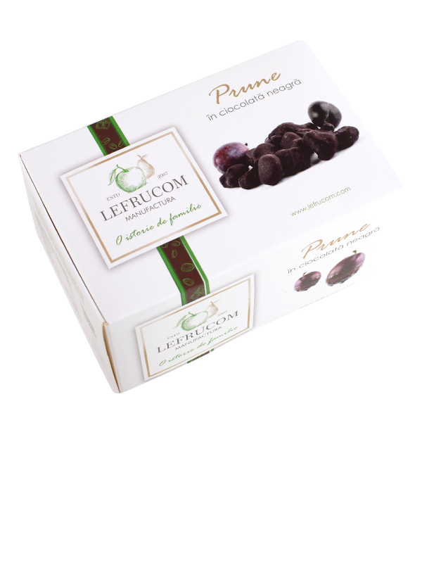 Dried plums in black chocolate – LEFRUCOM MANUFACTURA